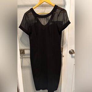 Black ECI Body con dress size 6